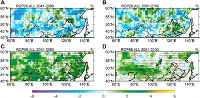 Projected changes of ecosystem productivity and their responses to extreme heat events in northern asia